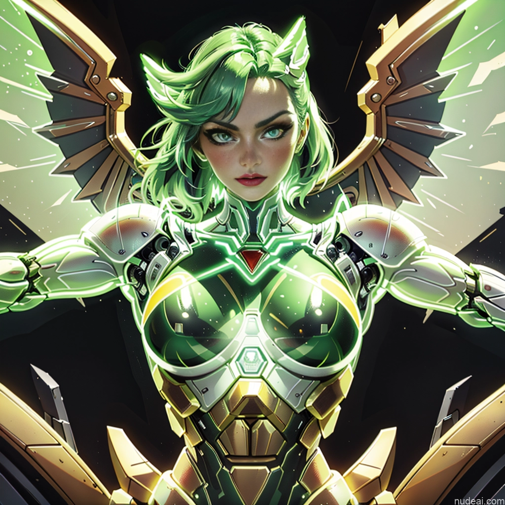 related ai porn images free for Woman Busty Muscular Abs Front View Has Wings Angel Bodybuilder Perfect Boobs SuperMecha: A-Mecha Musume A素体机娘 Superhero Persian Green Hair Ginger Neon Lights Clothes: Red Neon Lights Clothes: Green Lipstick White