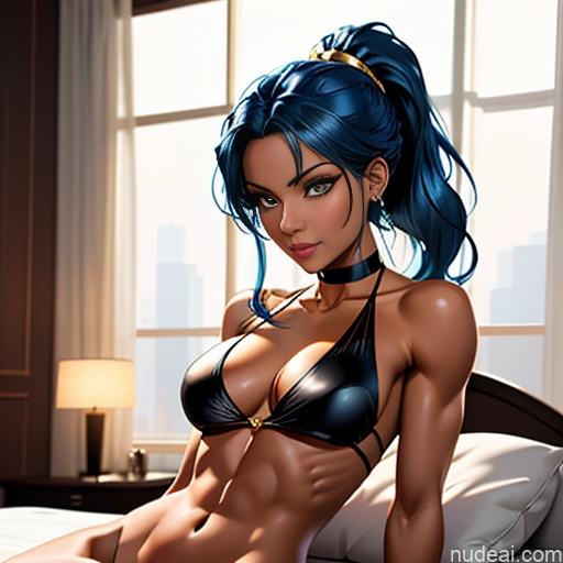 ai nude image of pics of Woman One Perfect Body Dark Skin Oiled Body Ahegao Orgasm Bangs Soft Anime Crisp Anime Dark Fantasy Bedroom Cumshot Nude Gold Jewelry Dark Lighting Blue Hair Ponytail Choker 30s 20s Egyptian Perfect Boobs Fairer Skin Diamond Jewelry Jewelry Pearl Jewelry