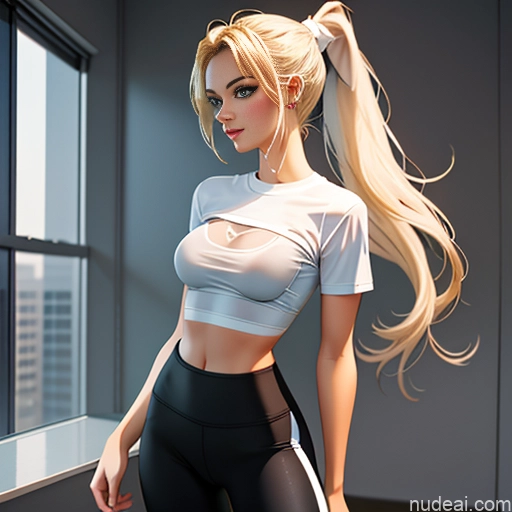 related ai porn images free for One Sorority 18 White Blonde Ponytail Skinny Small Tits Small Ass Mesh Yoga Pants Shirt