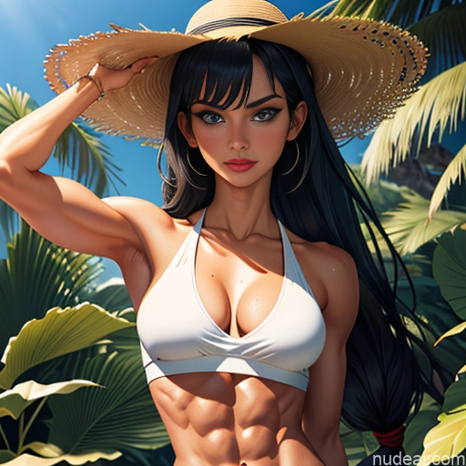 related ai porn images free for Woman Model Athlete Busty Perfect Boobs Beautiful Sunglasses Lipstick Muscular Abs Long Legs Tall Perfect Body Long Hair Tanned Skin Oiled Body Muscle Slider 20s Seductive Pouting Lips Sexy Face Black Hair Deep Blue Eyes Bangs Straight Hime Cut Street Boots Jeans Tank Top Crop Top