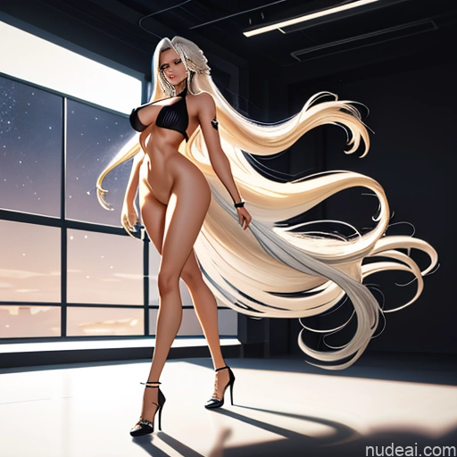 related ai porn images free for Bimbo One Busty Huge Boobs Big Ass Big Hips Long Legs Tall Long Hair Dark Skin 18 Ahegao White Hair Messy Warm Anime Bedroom Front View Spreading Legs Nude