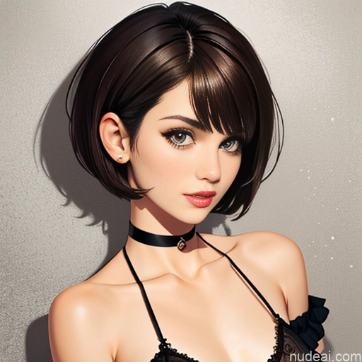 related ai porn images free for One Anime Skinny Small Tits Big Ass Short Short Hair 18 Brunette Pixie White Licking-nipple Handjob Choker Dress