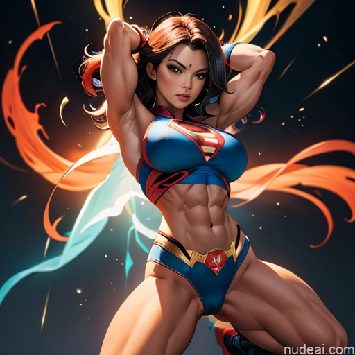 related ai porn images free for Superheroine Superhero Busty Muscular Abs Powering Up Ninja