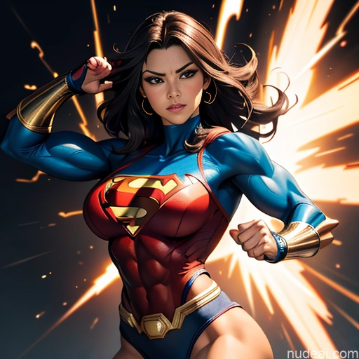 related ai porn images free for Superheroine Superhero Busty Muscular Abs Powering Up Ninja