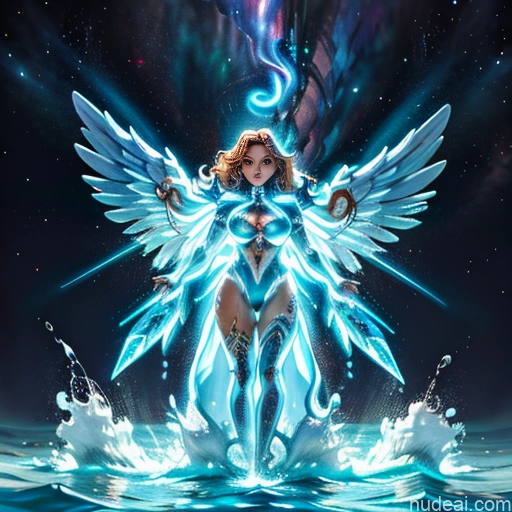 ai nude image of pics of Israel Jewish Superhero Bodybuilder Busty Abs Powering Up Heat Vision Regal Neon Lights Clothes: Blue Has Wings Muscular Curly Hair