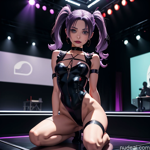 ai nude image of pics of Small Tits 18 Purple Hair Pigtails Stage Choker Dark Lighting Detailed Kidnapped-bdsm-willing Partner Small Ass Skinny Perfect Body Oiled Body Shocked One Maske's Balls Deep Deepthroat Sailor Cosplay