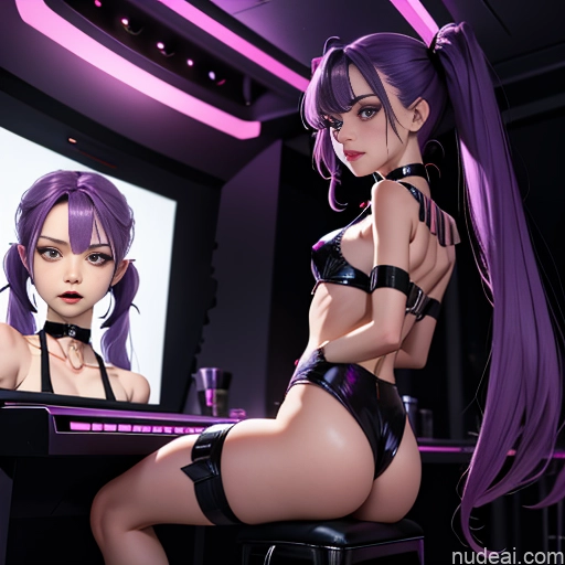 related ai porn images free for Small Tits 18 Purple Hair Pigtails Choker Dark Lighting Detailed Kidnapped-bdsm-willing Partner Small Ass Skinny Perfect Body Oiled Body Shocked One Sailor Cosplay Strip Club