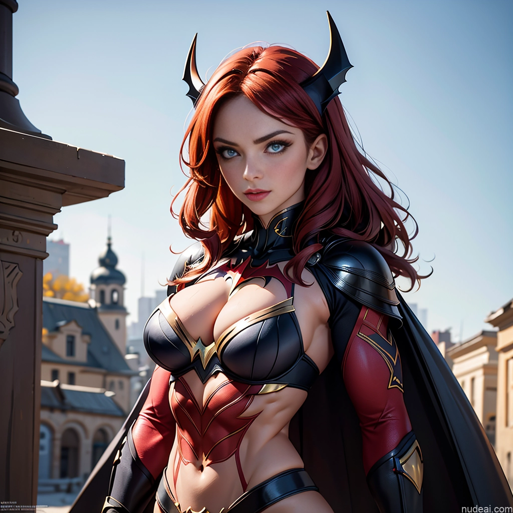 Batwoman Busty Muscular Abs Ukraine