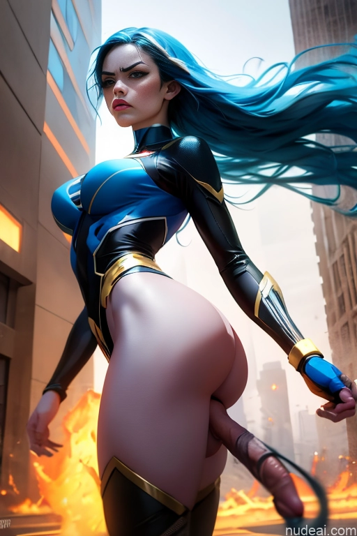 related ai porn images free for One 18 Long Hair White Big Ass Detailed Superhero Street Trans Girl With Erect Penis Angry Cleavage Blue Hair