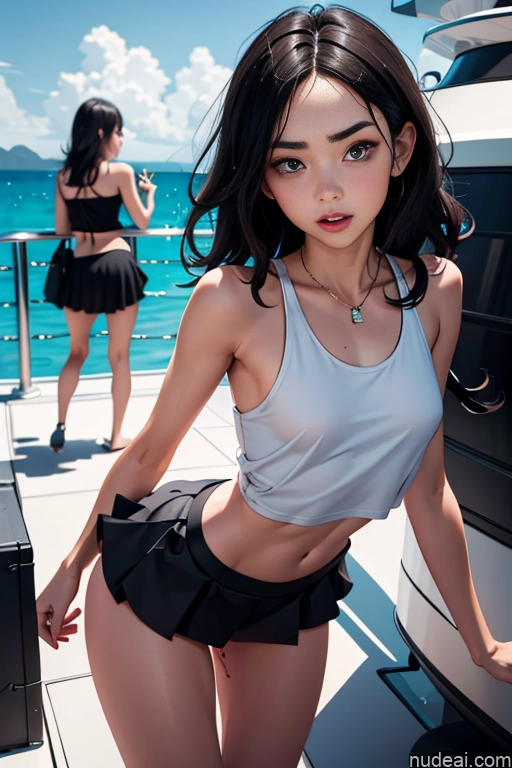 related ai porn images free for Woman + Man Perfect Boobs Beautiful Small Ass Perfect Body Oiled Body 18 Shocked Black Hair Long Hair Angst Yacht Doggystyle (Side View) Mini Skirt Diamond Jewelry Detailed Tank Top