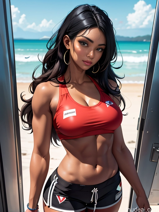 ai nude image of pics of Athlete Perfect Boobs Beautiful Big Ass Big Hips Perfect Body Afingering 40s Mixed Patterns Of Text And Emoji Tall Detailed Busty Thick Sexy Face Black Hair Long Hair Short Shorts Latina Dark Skin