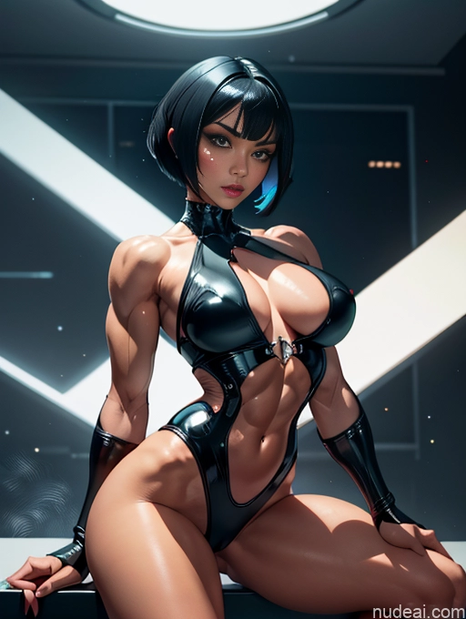 ai nude image of pics of Beautiful Big Ass Big Hips Skinny Abs Perfect Body Afingering Buxomy FairArguementBut 40s Seductive Black Hair Short Hair Dutch Dark Fantasy Dynamic View Futuristic Detailed Perfect Boobs Busty Muscular Thick Woman