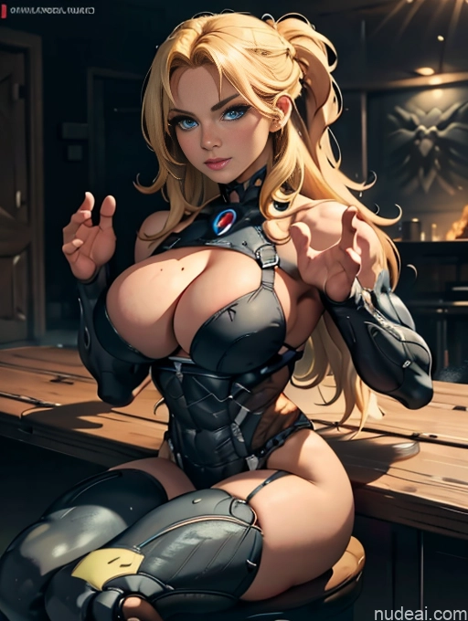 Beautiful Big Ass Big Hips Skinny Abs Perfect Body Afingering Buxomy FairArguementBut 40s Seductive Dark Fantasy Dynamic View Detailed Perfect Boobs Busty Muscular Thick Woman Blonde Long Hair Scandinavian EdgHalo_armor, Power Armor, Wearing EdgHalo_armor,