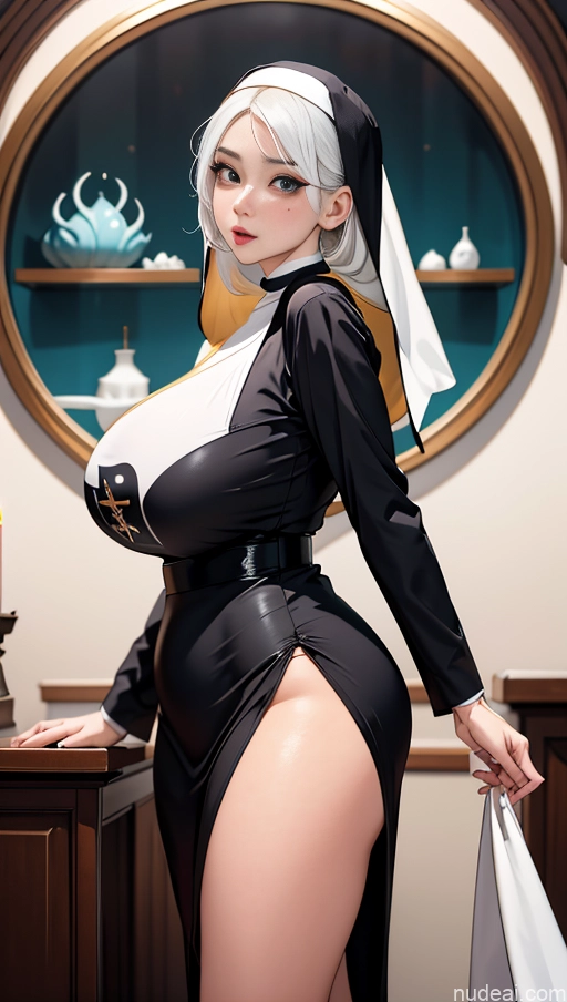 related ai porn images free for Several Huge Boobs Big Ass Big Hips 20s White Hair Korean Ahegao Nun