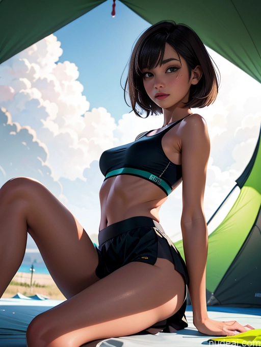 related ai porn images free for Woman One 18 Brunette Perfect Boobs Beautiful Big Ass Short Hair White Soft Anime Spreading Legs Transparent Front View Panties Dark Lighting Tent Mini Skirt Sports Bra