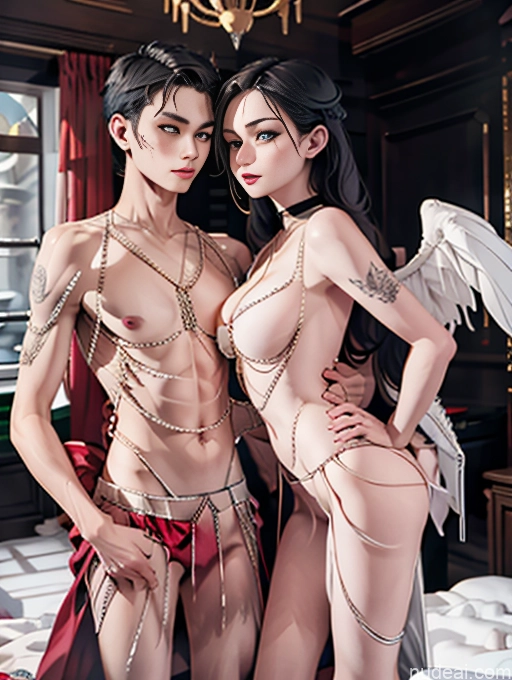 related ai porn images free for Beautiful Tattoos Small Ass Skinny Perfect Body 18 Choker Bodychain Has Wings Detailed Goth Black Hair Dark Lighting Elemental Series - Ice Snow Long Hair Perfect Boobs Santa Woman + Man