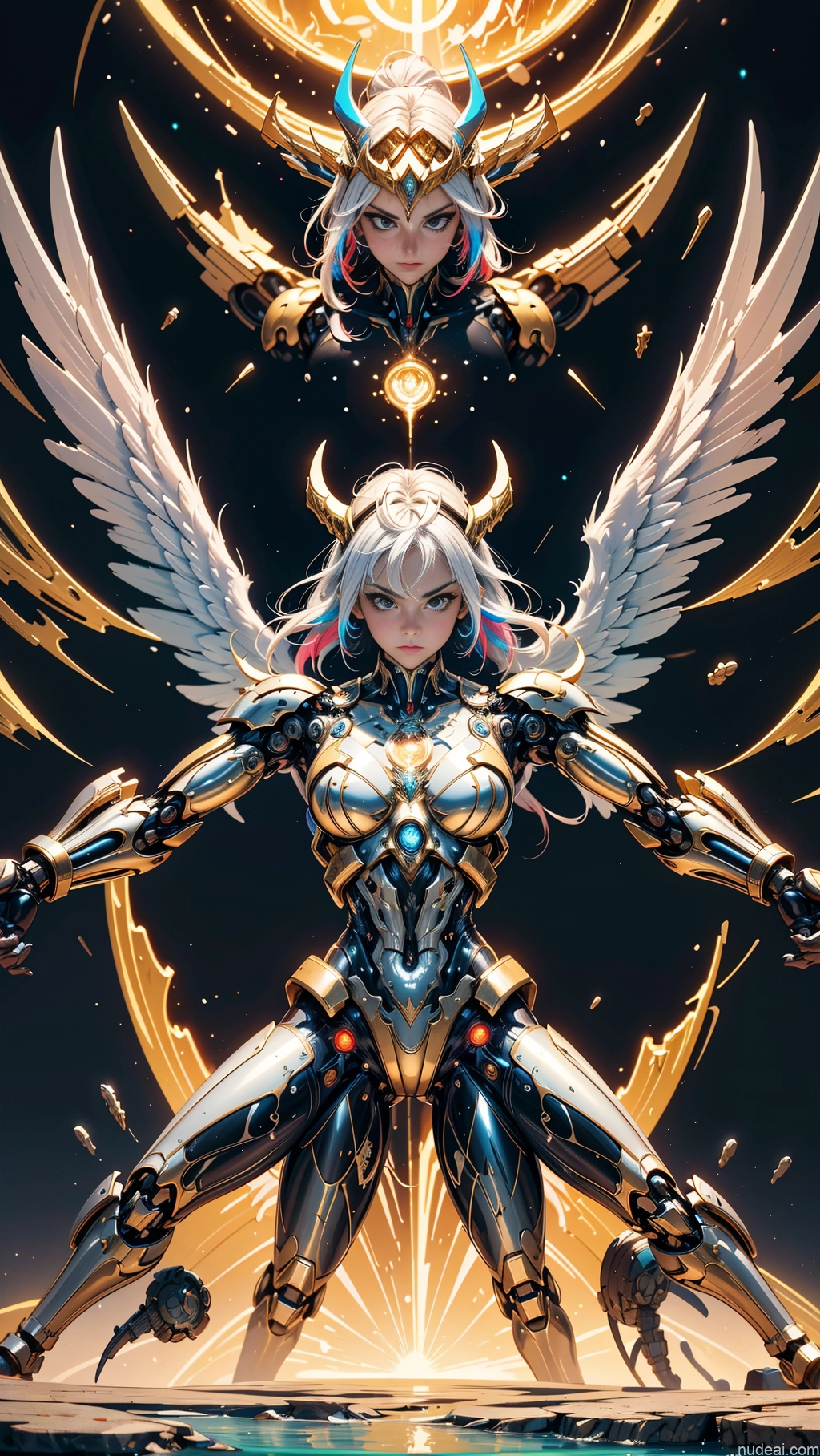 related ai porn images free for Bodybuilder Busty Several Muscular Abs Angel Viking Powering Up Surrealist Dynamic View SSS: A-Mecha Musume A素体机娘