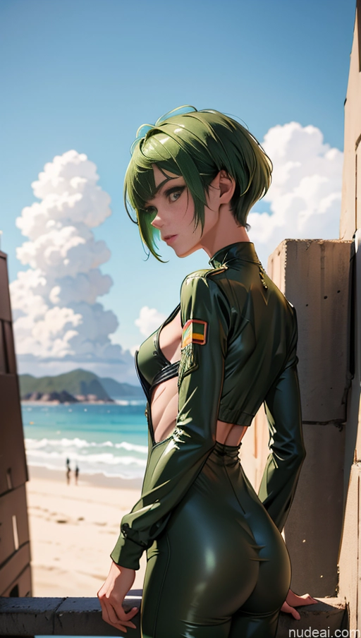 related ai porn images free for Sorority Small Tits Small Ass Skinny Beautiful 18 Asian Military Pixie Jumpsuit Transparent Green Hair