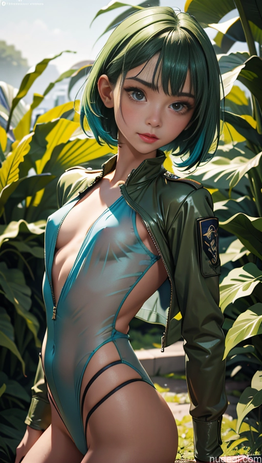 related ai porn images free for Sorority Small Tits Small Ass Skinny Beautiful 18 Asian Military Pixie Jumpsuit Transparent Green Hair Bending Over Partially Nude