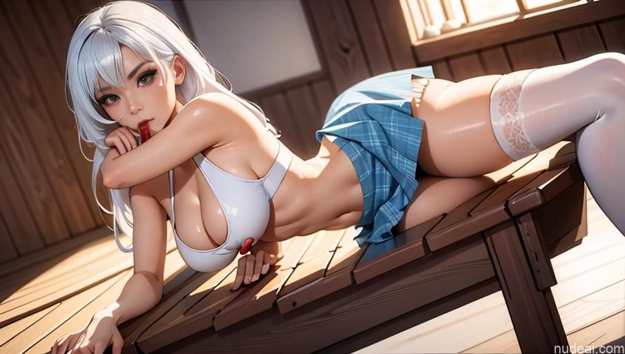 related ai porn images free for Model Beautiful Perfect Body 20s White Hair Sauna Detailed Sexy Face Asian School Uniform, Cleavage Cutout, Clothing Cutout, Pleated Skirt, Thighhighs Woman, Sucking A Cock Perfect Boobs