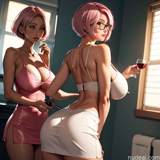 related ai porn images free for Soft Anime Milf Two Huge Boobs Glasses Big Ass Skinny Short Perfect Body Oiled Body 30s Pink Hair Short Hair Japanese Bathroom Front View Lingerie Long Skirt Wine Bright Lighting Detailed Massage