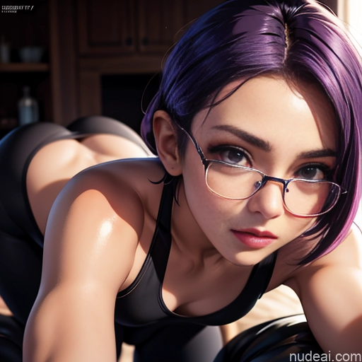 ai nude image of pics of Asian Pixie 18 Sorority Small Tits Small Ass Skinny Tanned Skin Glasses Sexy Face Purple Hair Skin Detail (beta) Close-up View Bending Over Stylish Transparent Dark Lighting Detailed