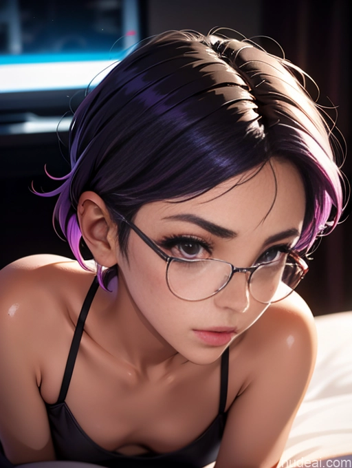 related ai porn images free for Asian Pixie 18 Sorority Small Tits Small Ass Skinny Tanned Skin Glasses Sexy Face Purple Hair Skin Detail (beta) Close-up View Bending Over Stylish Transparent Dark Lighting Detailed Several