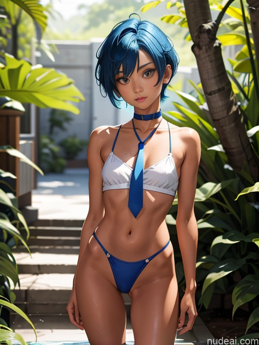 ai nude image of pics of Sorority Asian Tanned Skin Oiled Body Pixie Blue Hair Choker Long Legs Short Beautiful 18 Tie Skinny Small Ass Small Tits