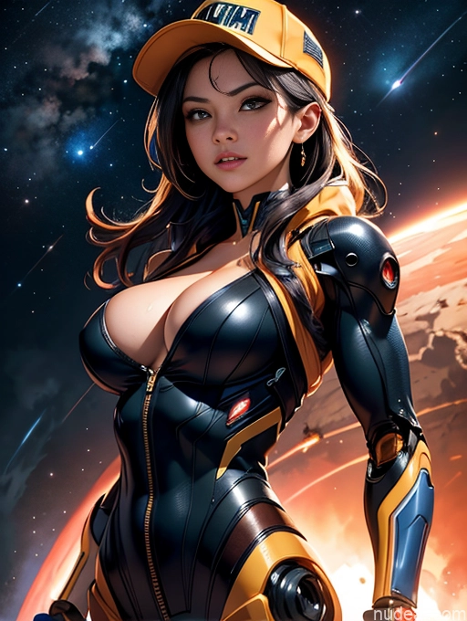 related ai porn images free for Detailed Powering Up Dark Lighting Jewelry Cleavage Stargazing Dynamic View Jumping Construction Worker Space Suit Cyborg Muscular Busty Girl