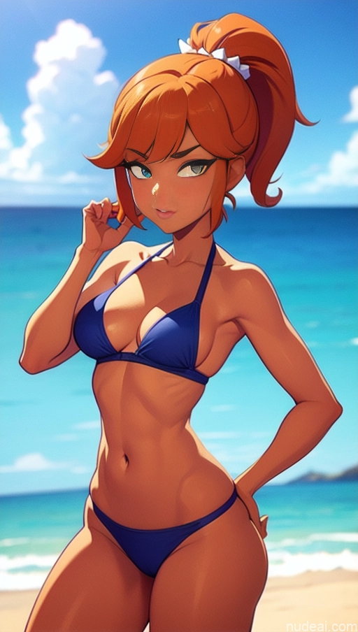 related ai porn images free for Athlete One Perfect Boobs Beautiful Muscular Abs Long Legs Tall Perfect Body Tanned Skin Serious Ginger Ponytail Dutch Crisp Anime Beach Front View Simple 30s Small Ass Small Tits Bikini Bows