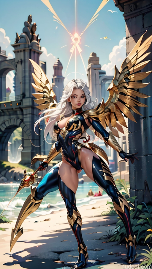 related ai porn images free for Bodybuilder Several Busty Muscular Abs Egyptian Fantasy Armor Black Cat Powering Up Dynamic View Gold Jewelry Surrealist Has Wings Superhero Regal Knight Heat Vision