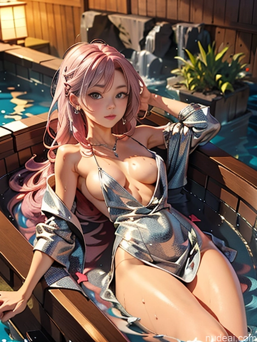 related ai porn images free for Model One Beautiful Skinny 18 Pink Hair Long Hair Japanese Hot Tub On Back St. Louis-Luxurious Wheels Skin AzurLane