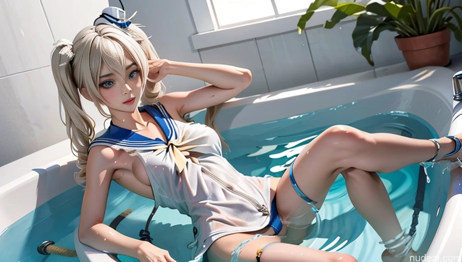 Woman One Perfect Boobs Small Tits Beautiful Glasses Big Hips Fairer Skin Big Ass Long Legs Perfect Body 18 Ahegao White Hair Bobcut Korean Warm Anime Shower Front View Bathing Nude Babara: Genshin Impact Cosplayers Partially Nude Topless